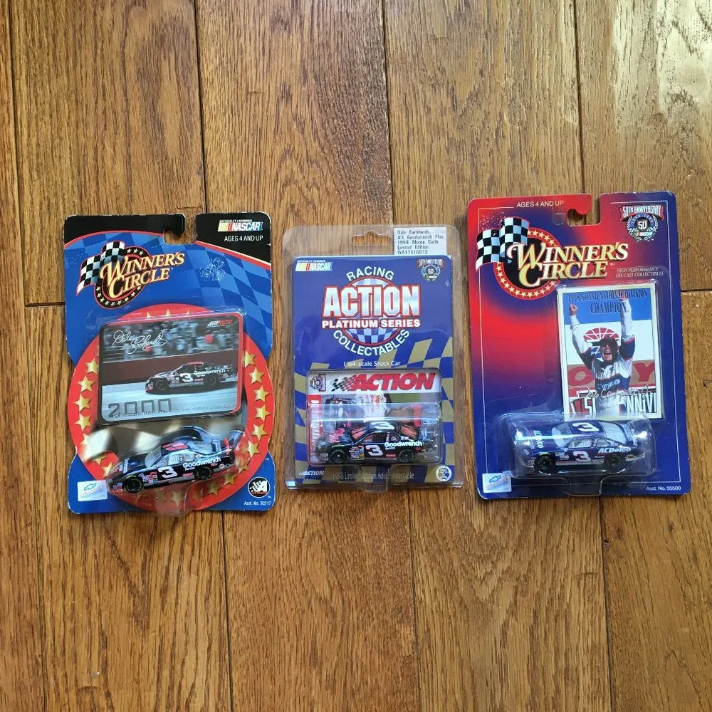 Dale Earnhardt Sr & Jr Diecast Car Lot 1:64 Winner's Circle & Action Monte Carlo